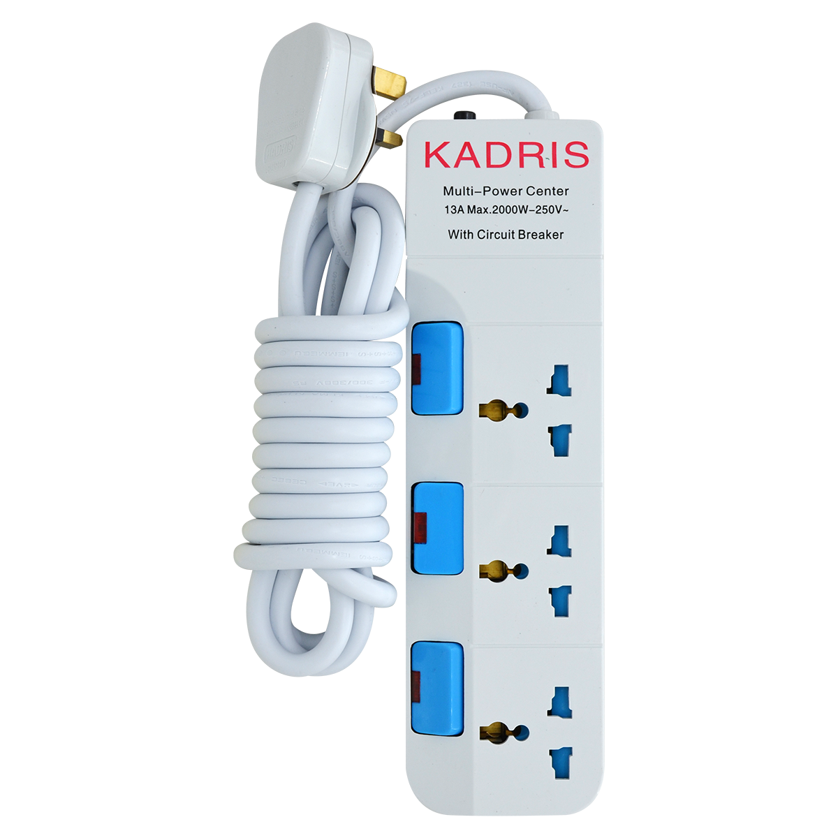 EX-1079 KADRIS 3 WAY EXTENSION SOCKET 813 3 YARDS