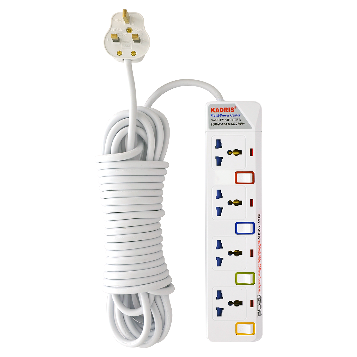 EX-1198 KADRIS 4 WAY SOCKET 10 METER-914