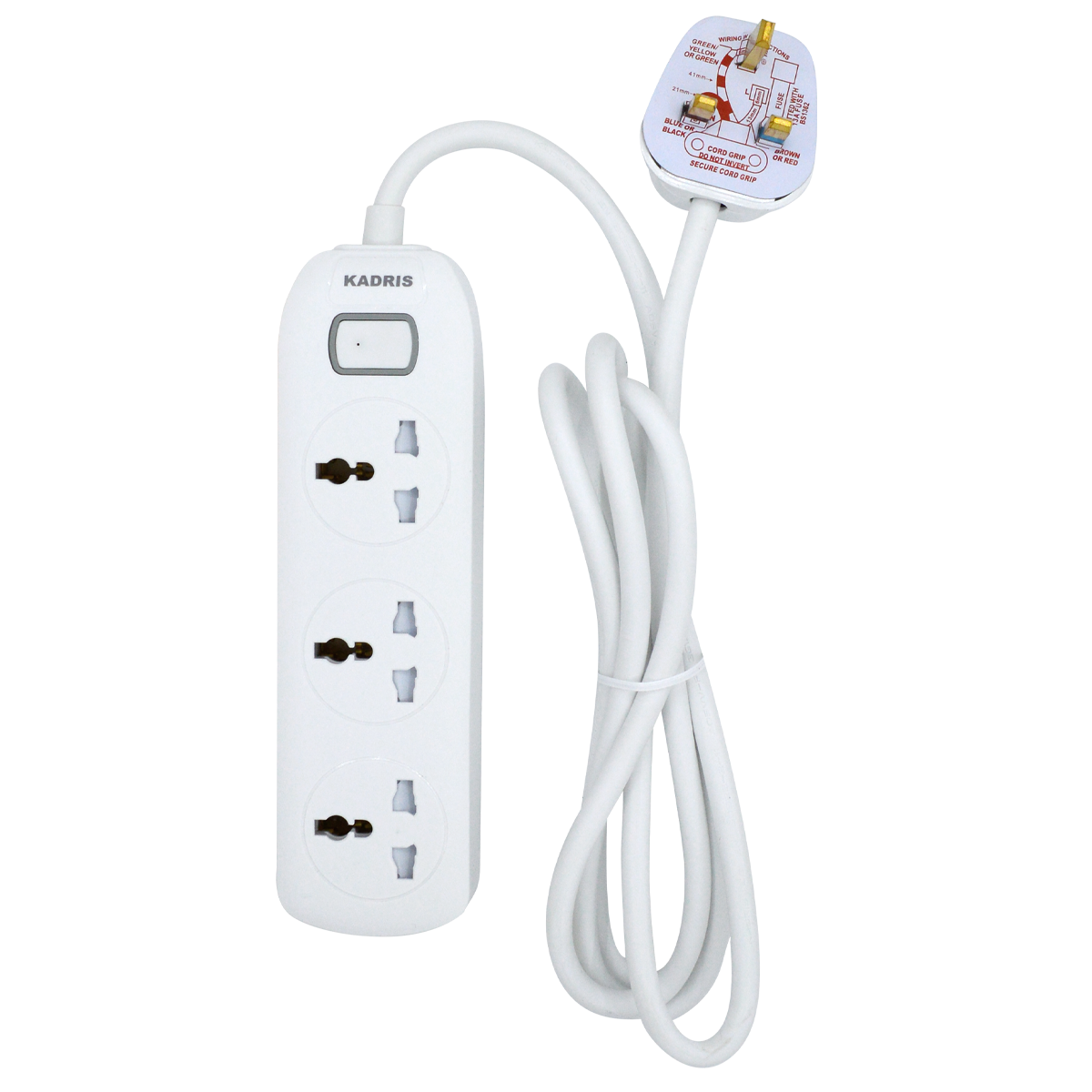 EX-1459 KADRIS 3 WAY EXTENSION SOCKET NK 300 2 METER