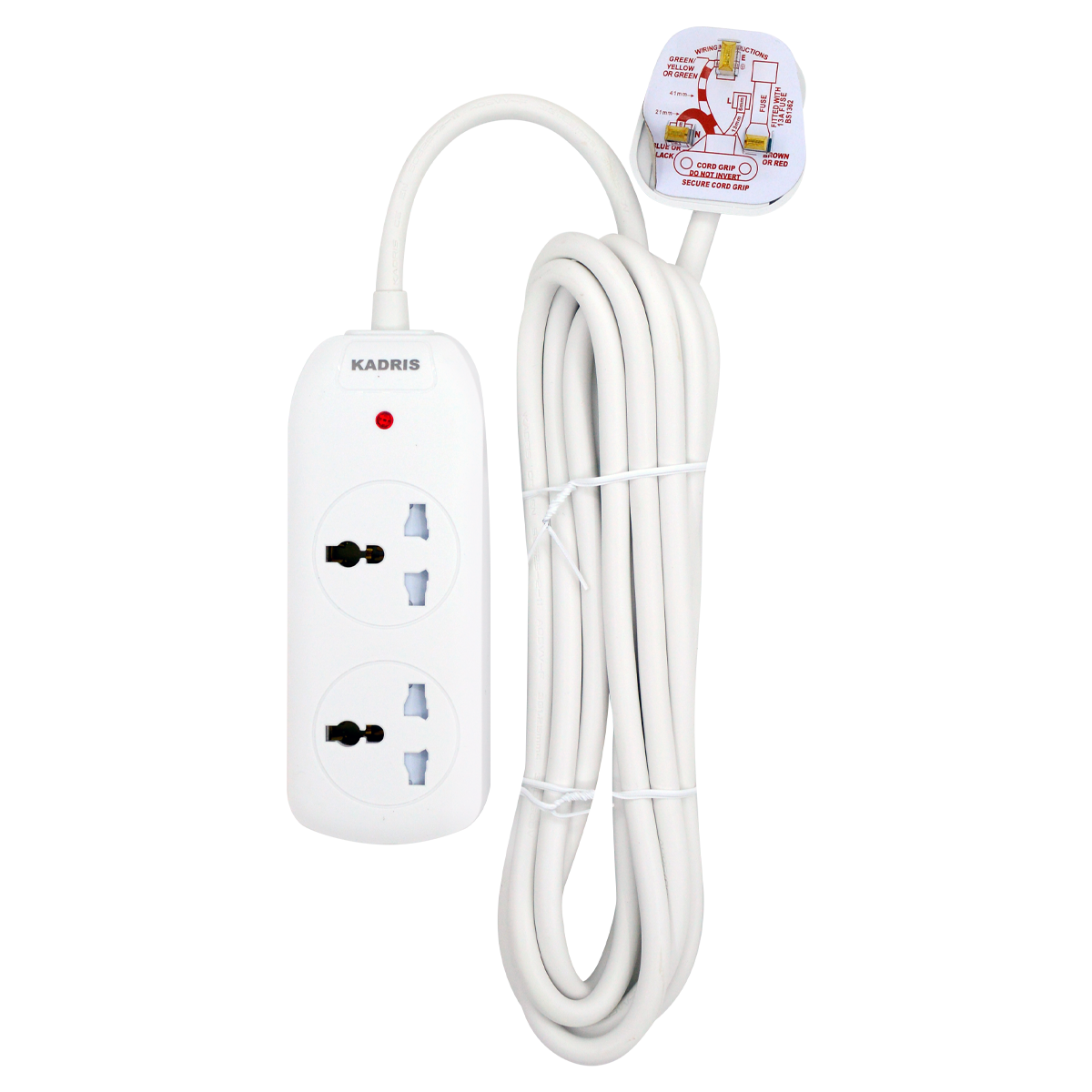 EX-1682 KADRIS 2 WAY EXTENSION SOCKET N2DS- 4 METER