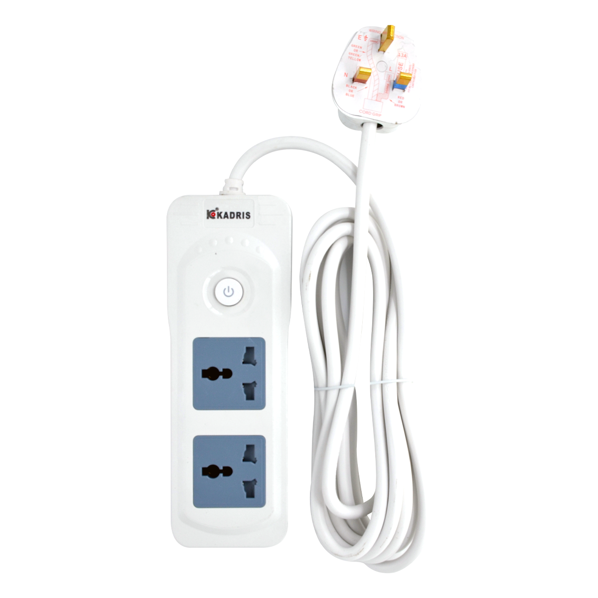 EX-1729 KADRIS 2 WAY EXTENSION SOCKET CG-3001- 4 METER