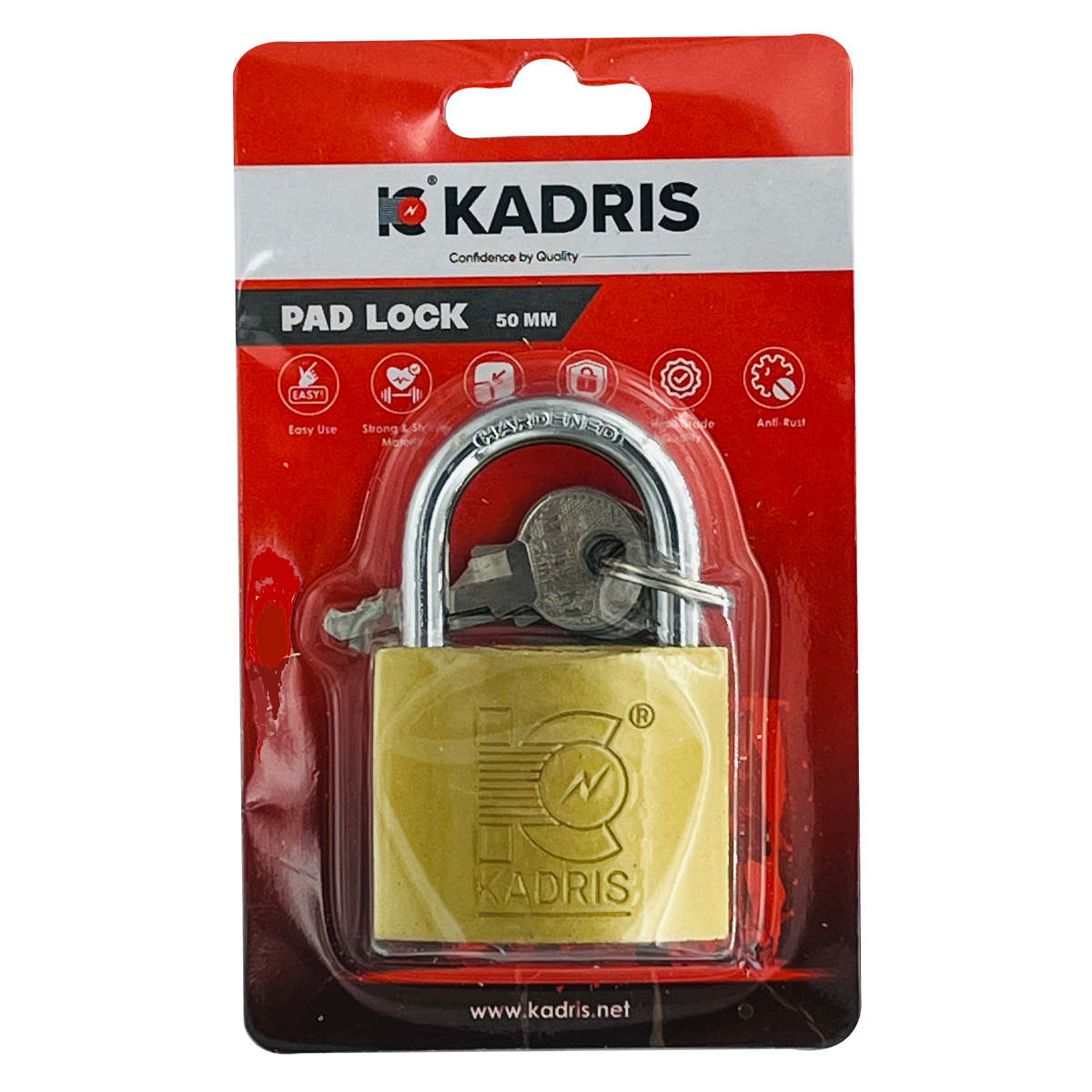 HA-1429 PAD LOCK BL415-1 50MM KADRIS