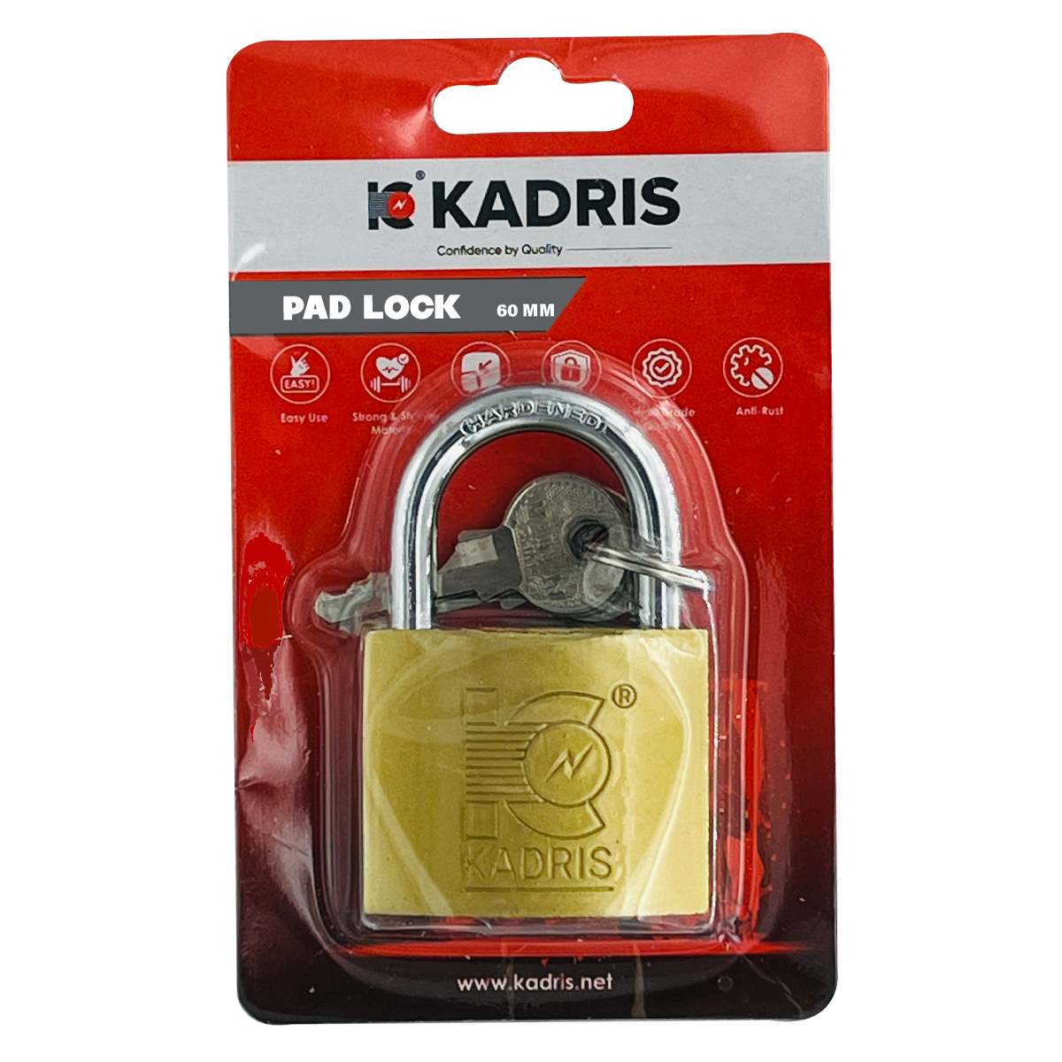 HA-1430 PAD LOCK BL416-1 60MM KADRIS