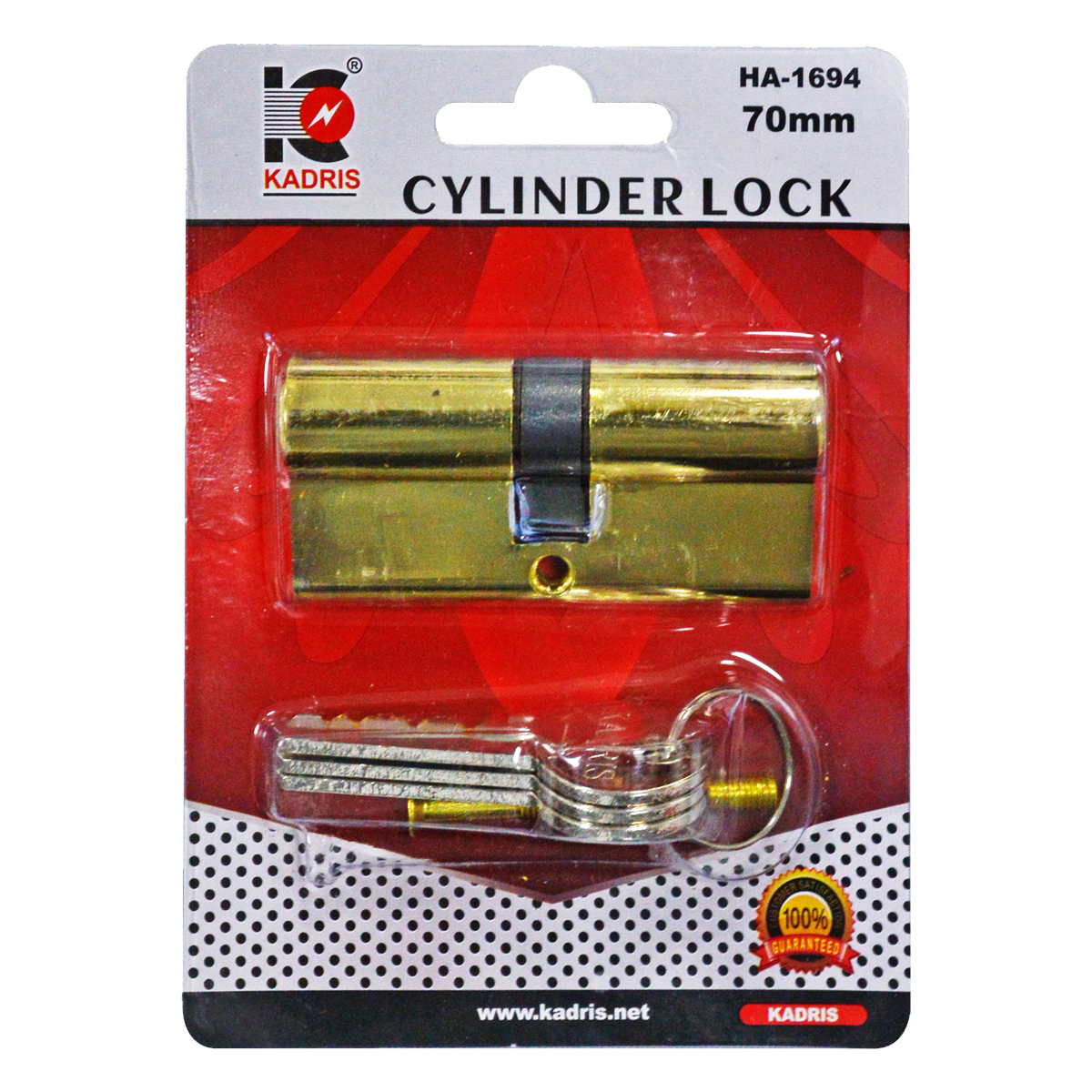 HA-1694 KADRIS CYLINDER LOCK 70MM H/D
