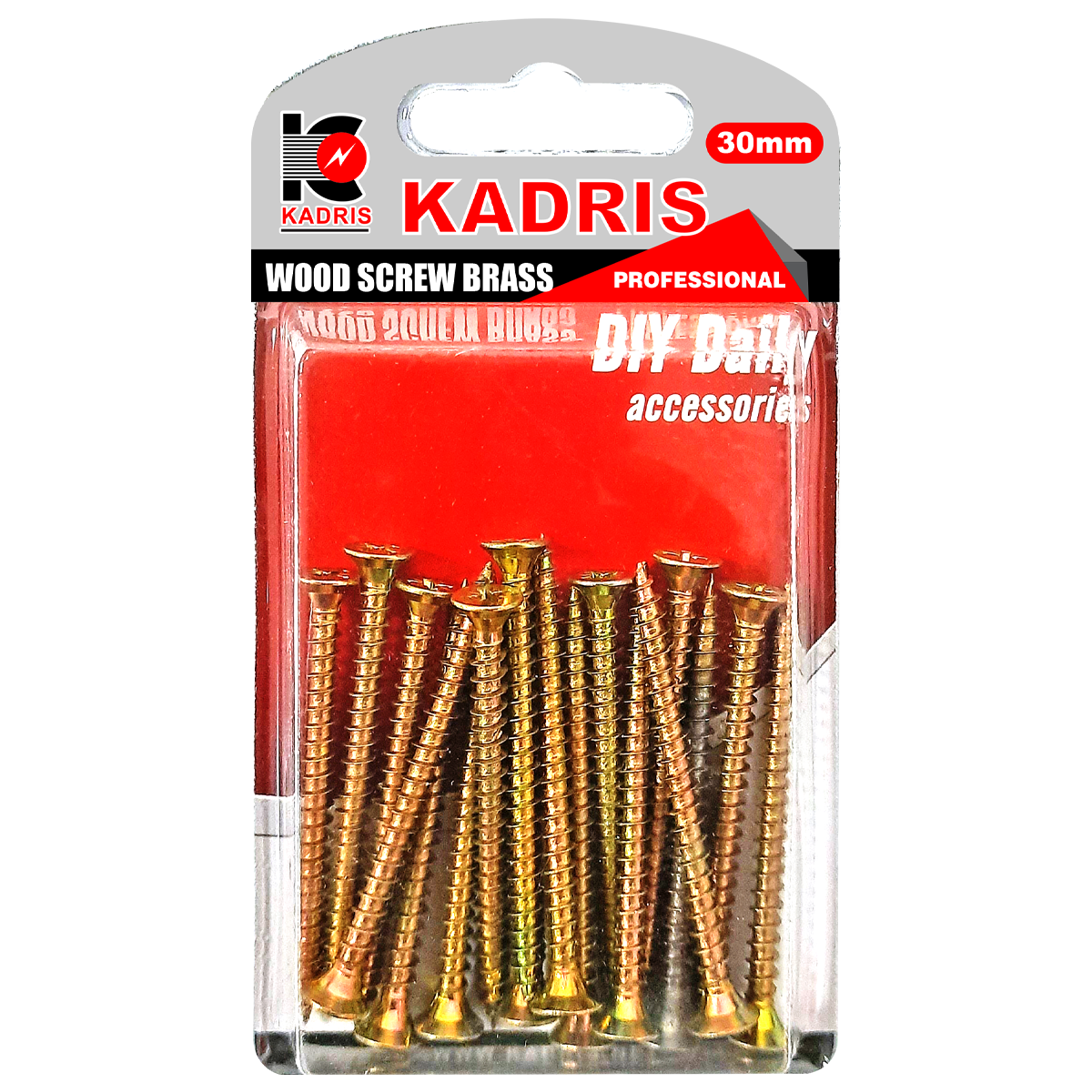 HA-1967 KADRIS WOODSCREW BRASS ASSORTED