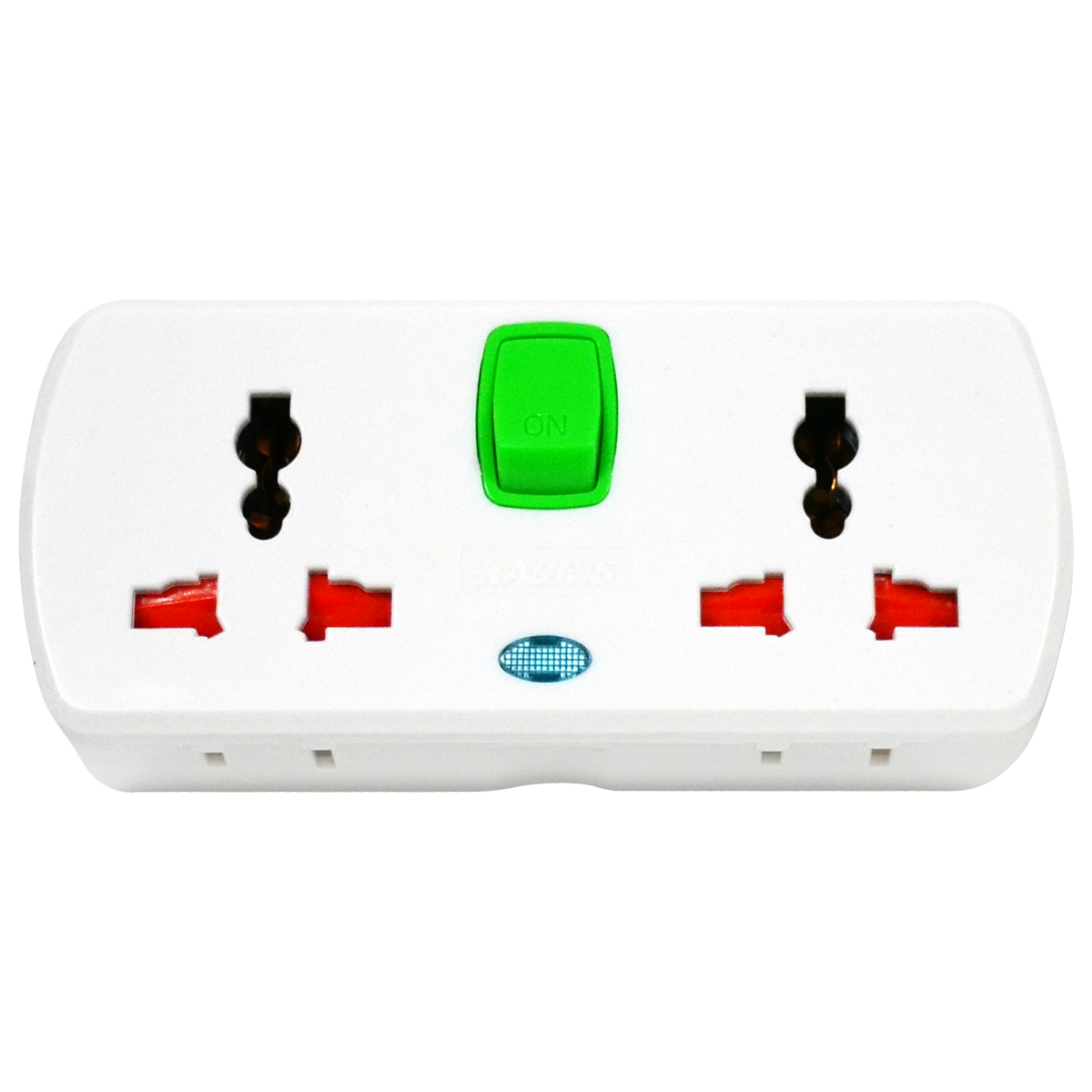 MU-1163 KADRIS MULTI SOCKET 2 WAY WITH SWITCH- 3PIN
