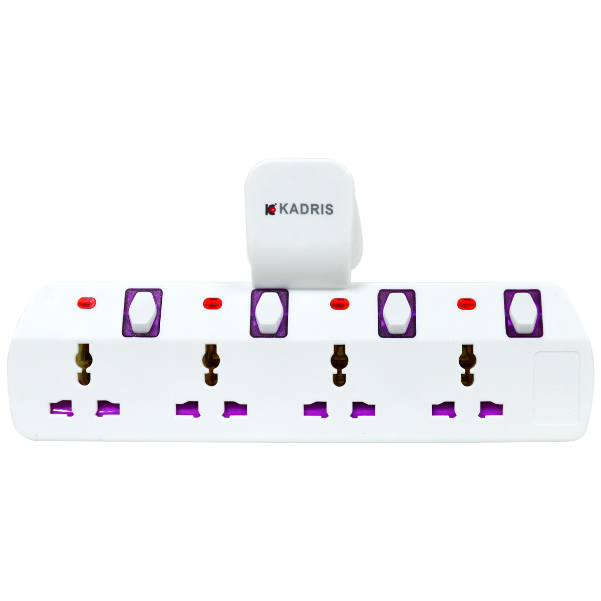 MU-1179 KADIRS 13A 4 WAY UNIVERSAL ADAPTOR